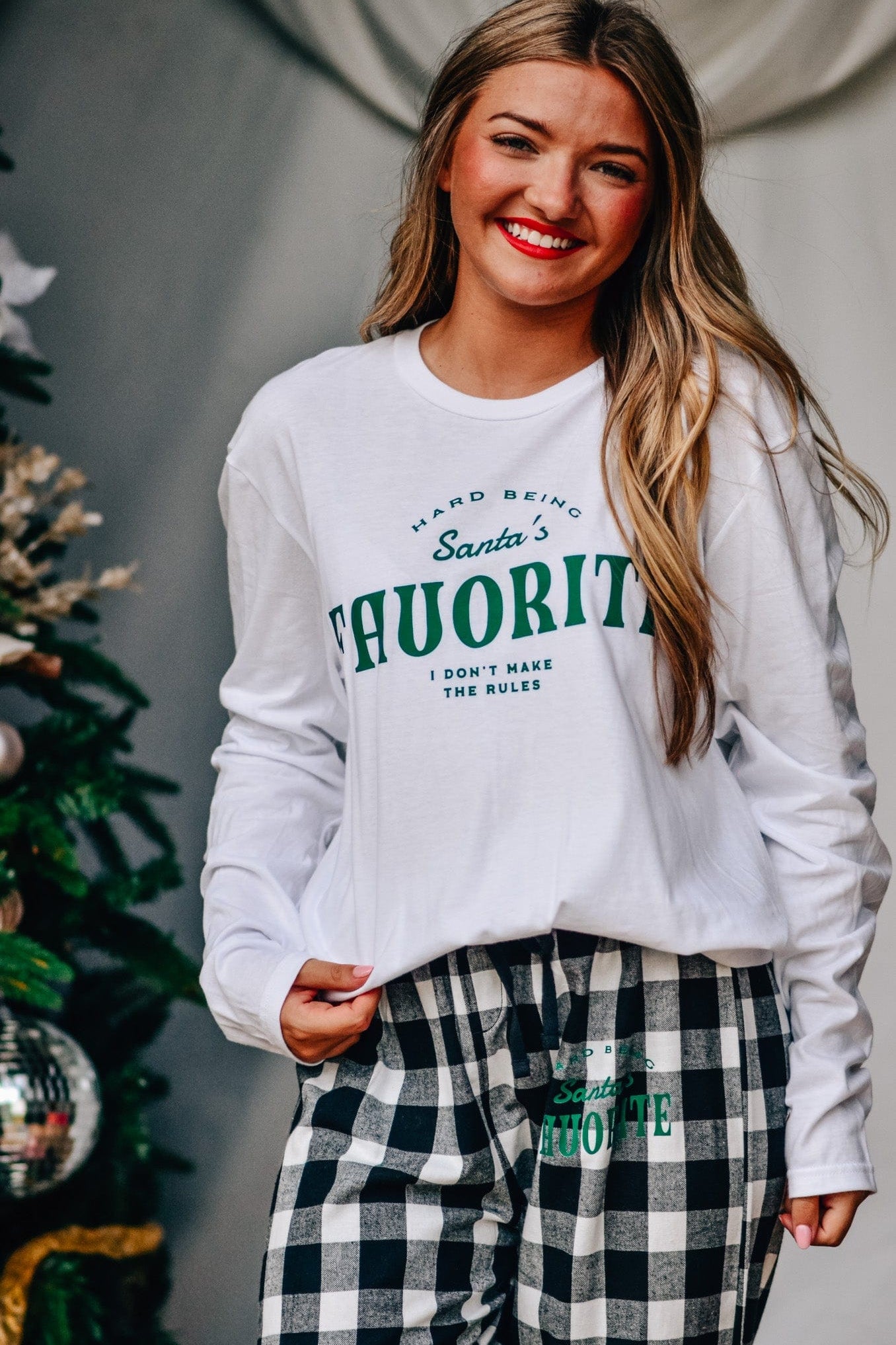 Santa’s Favorite Longsleeve - Jessi Jayne Boutique
