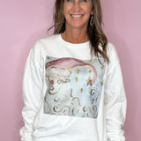 Pink And Gold Santa Graphic Sweatshirt - Jessi Jayne Boutique