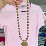 Chunky Bubble Heart Necklace - Jessi Jayne Boutique