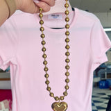 Chunky Bubble Heart Necklace - Jessi Jayne Boutique