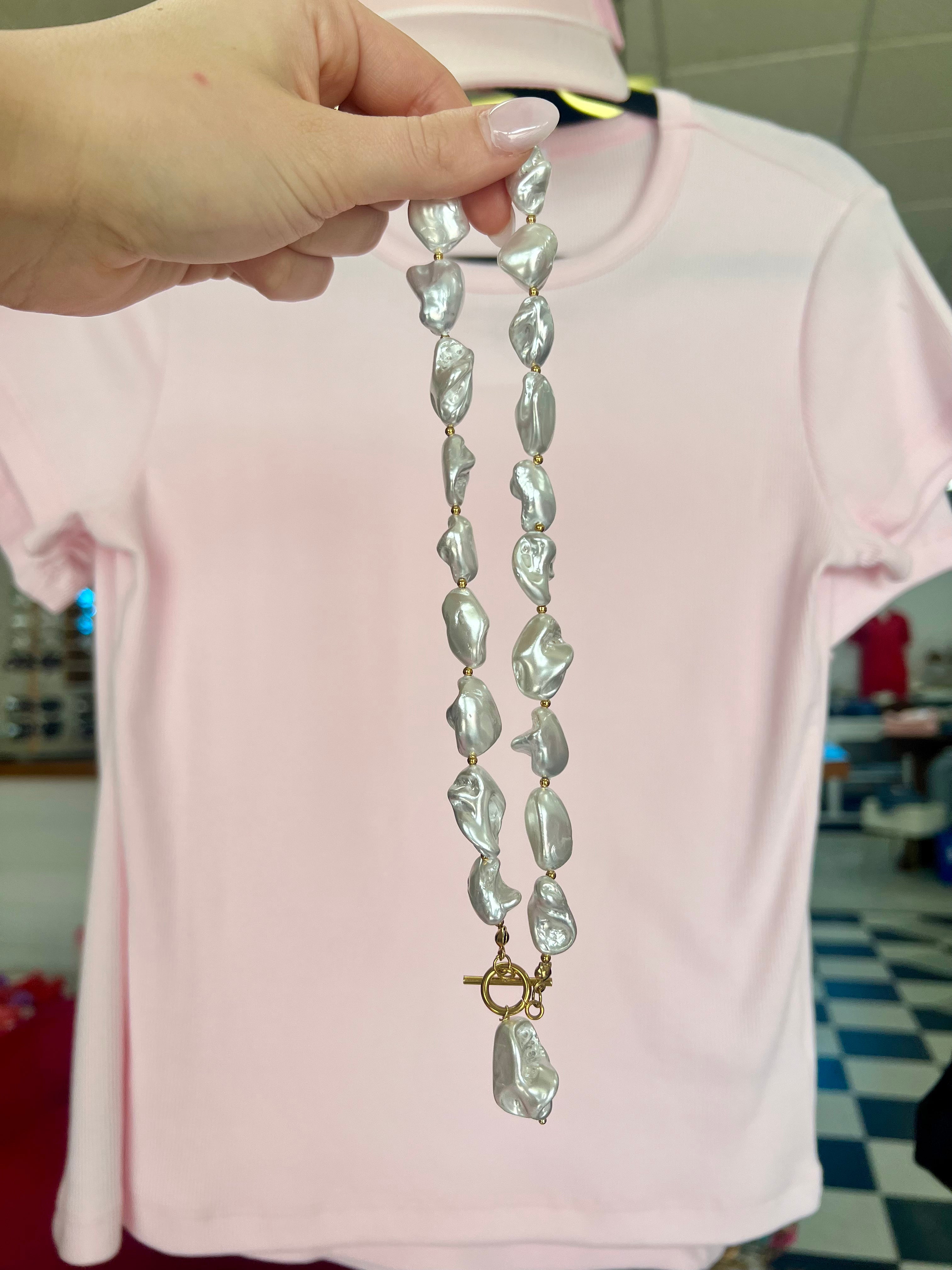 Chunky Pearl Necklace - Jessi Jayne Boutique