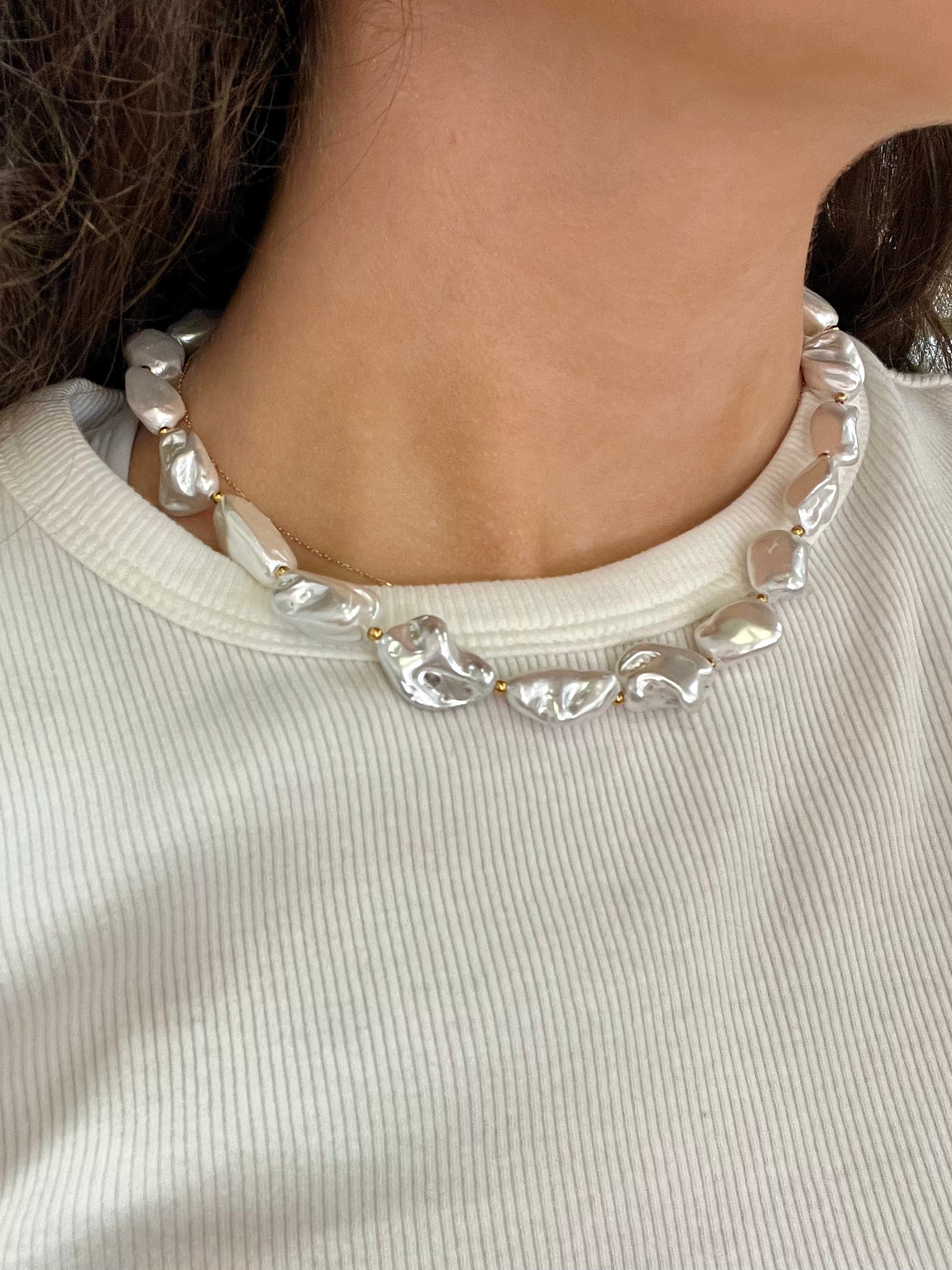 Chunky Pearl Necklace - Jessi Jayne Boutique