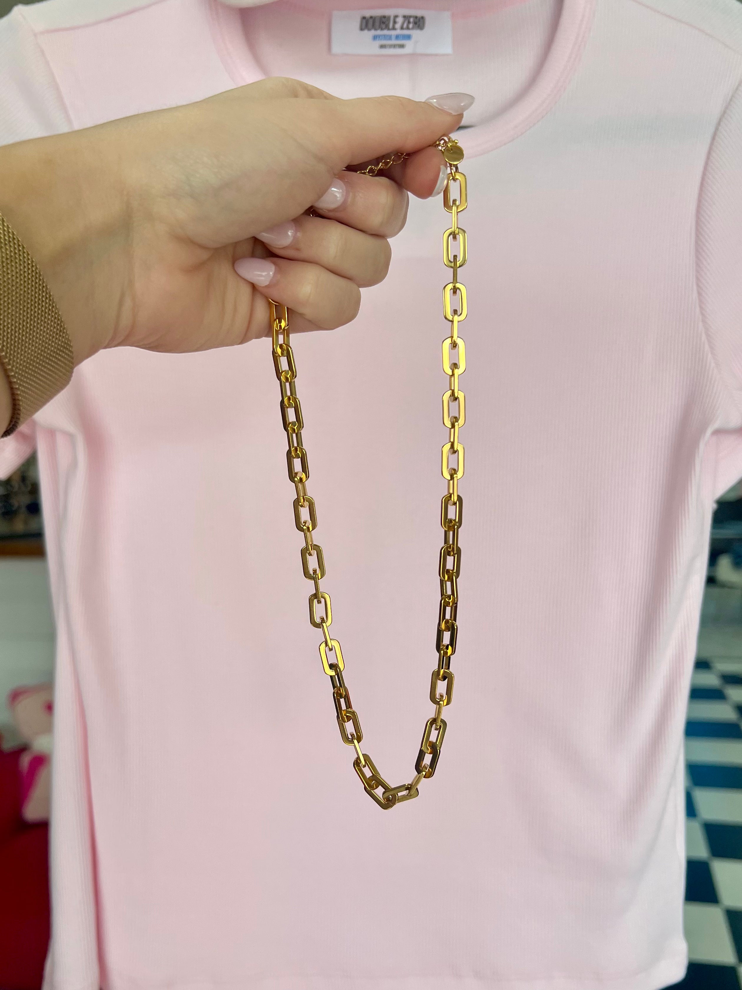Gold Link Chain Necklace - Jessi Jayne Boutique