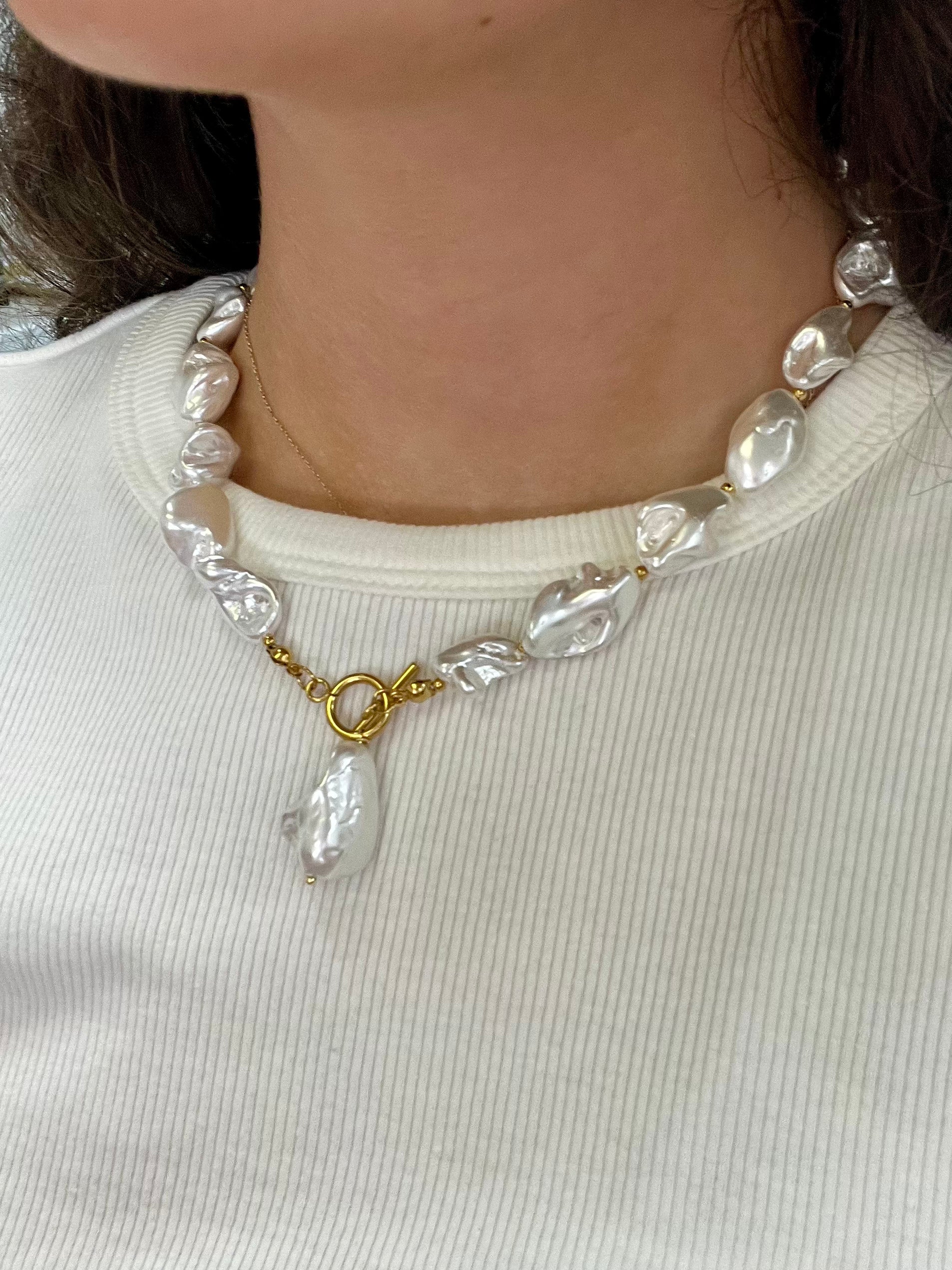 Chunky Pearl Necklace - Jessi Jayne Boutique