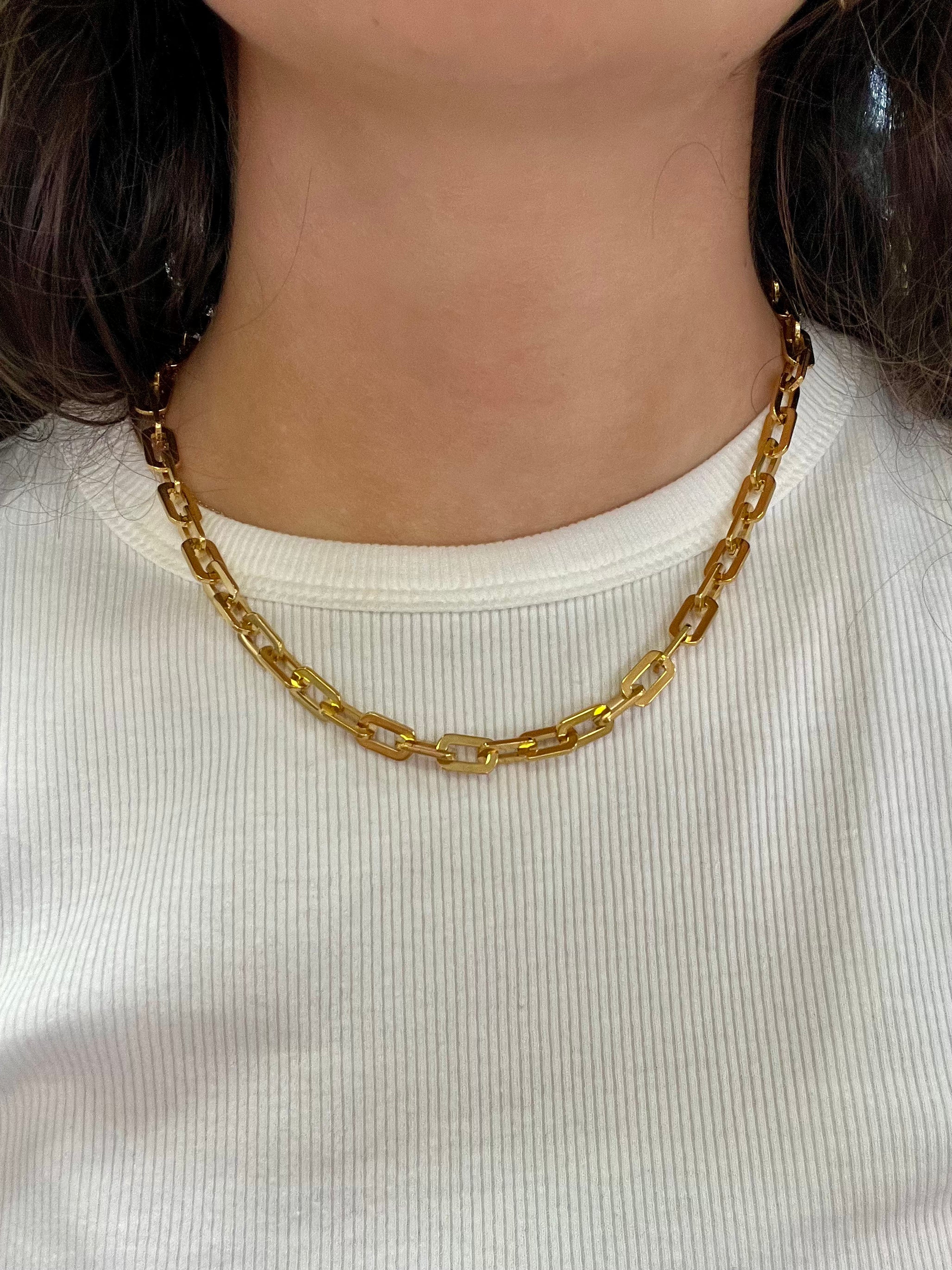 Gold Link Chain Necklace - Jessi Jayne Boutique