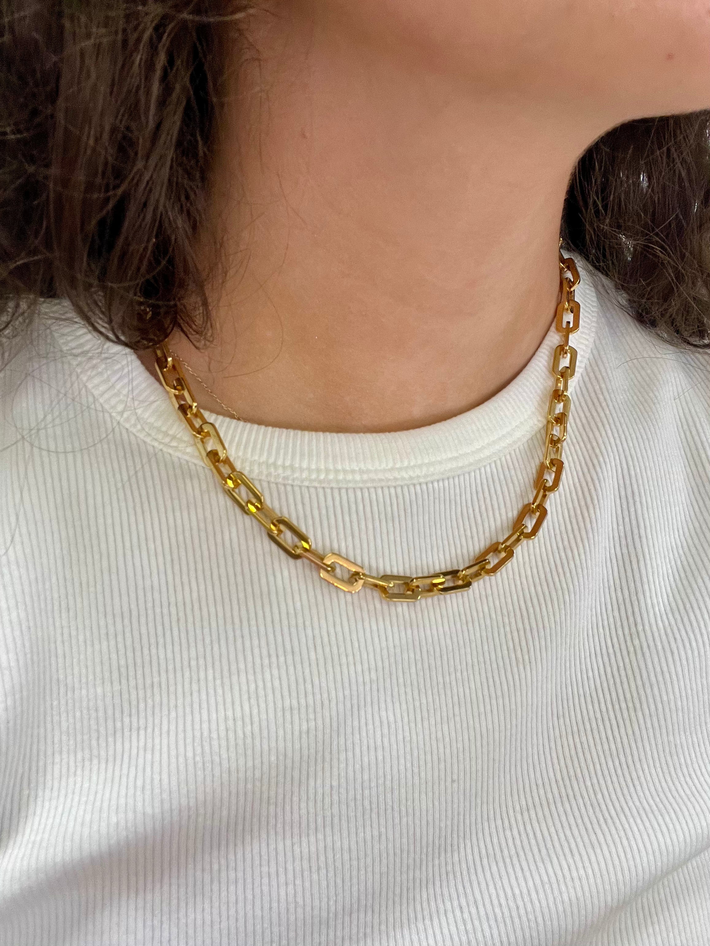 Gold Link Chain Necklace - Jessi Jayne Boutique