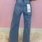 Risen Forever Front Seam High Rise Cropped Wide Leg Jeans - Jessi Jayne Boutique