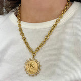Love More Coin Chain Necklace - Jessi Jayne Boutique