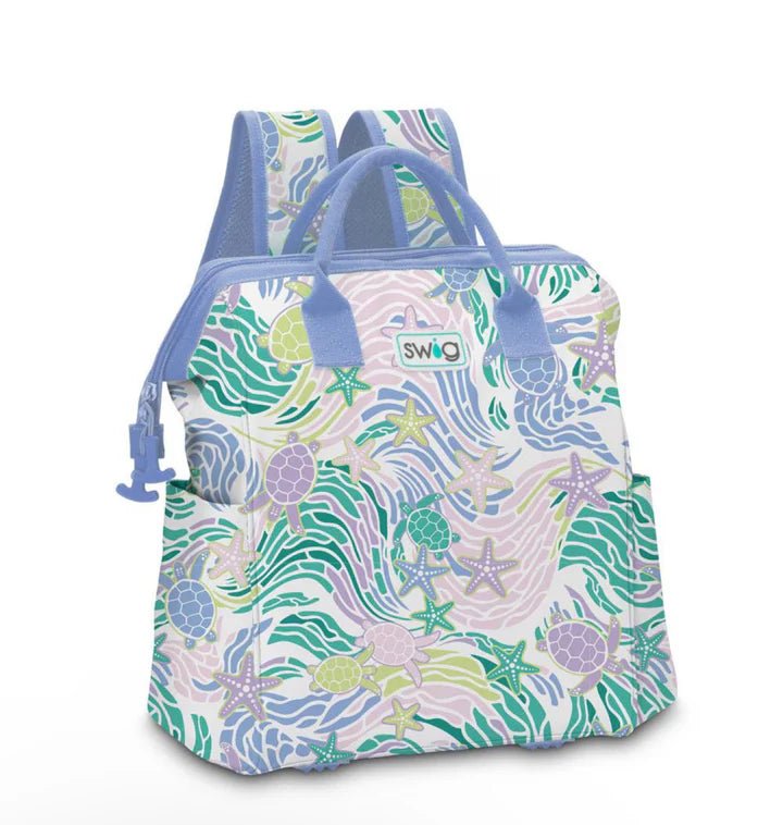 Swig Sea Swirl Packi 24 Backpack Cooler - Jessi Jayne Boutique