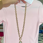 Gold Pearl Drop Necklace - Jessi Jayne Boutique