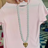 Timeless Pearl Heart Necklace - Jessi Jayne Boutique