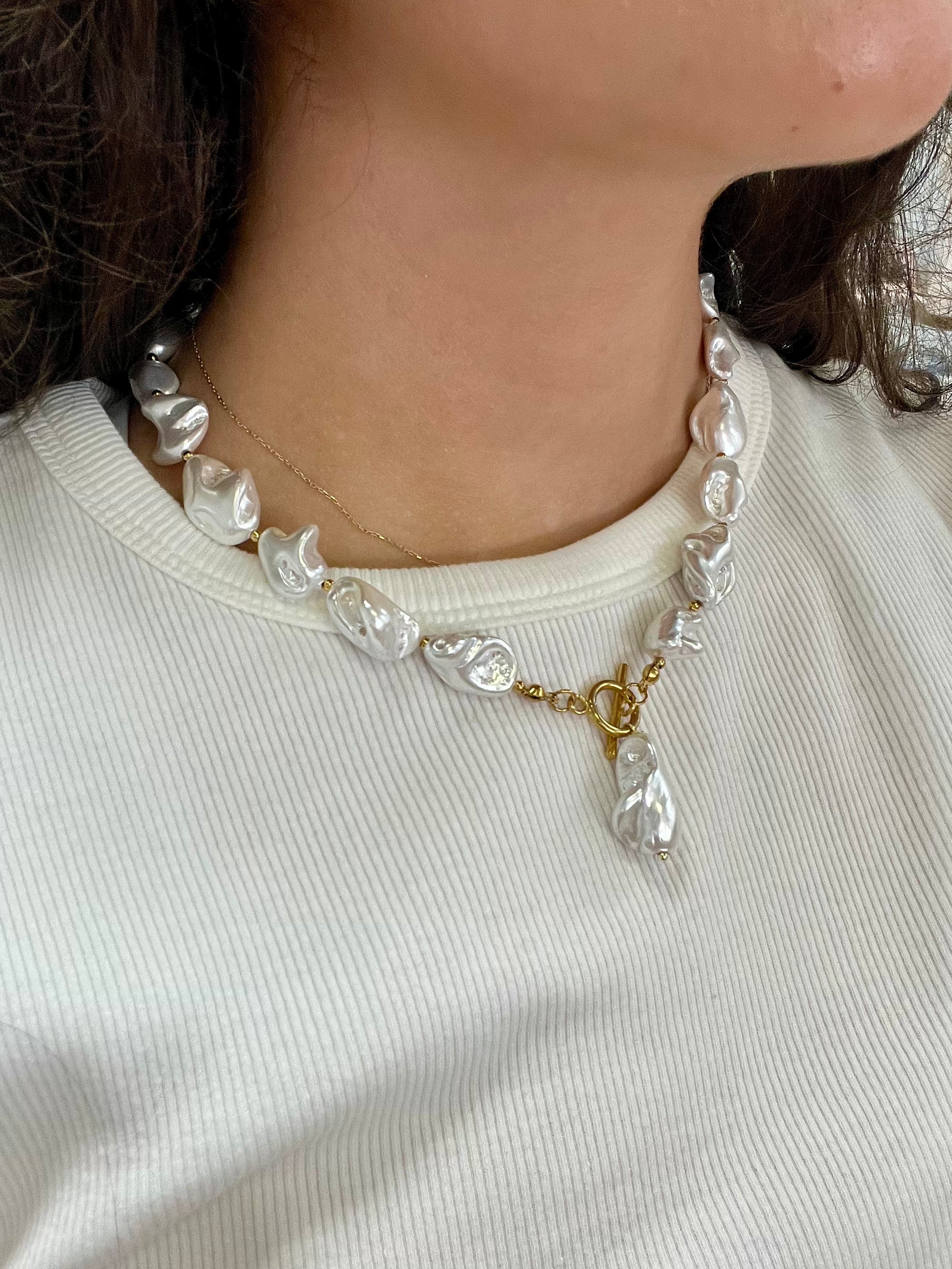 Chunky Pearl Necklace - Jessi Jayne Boutique