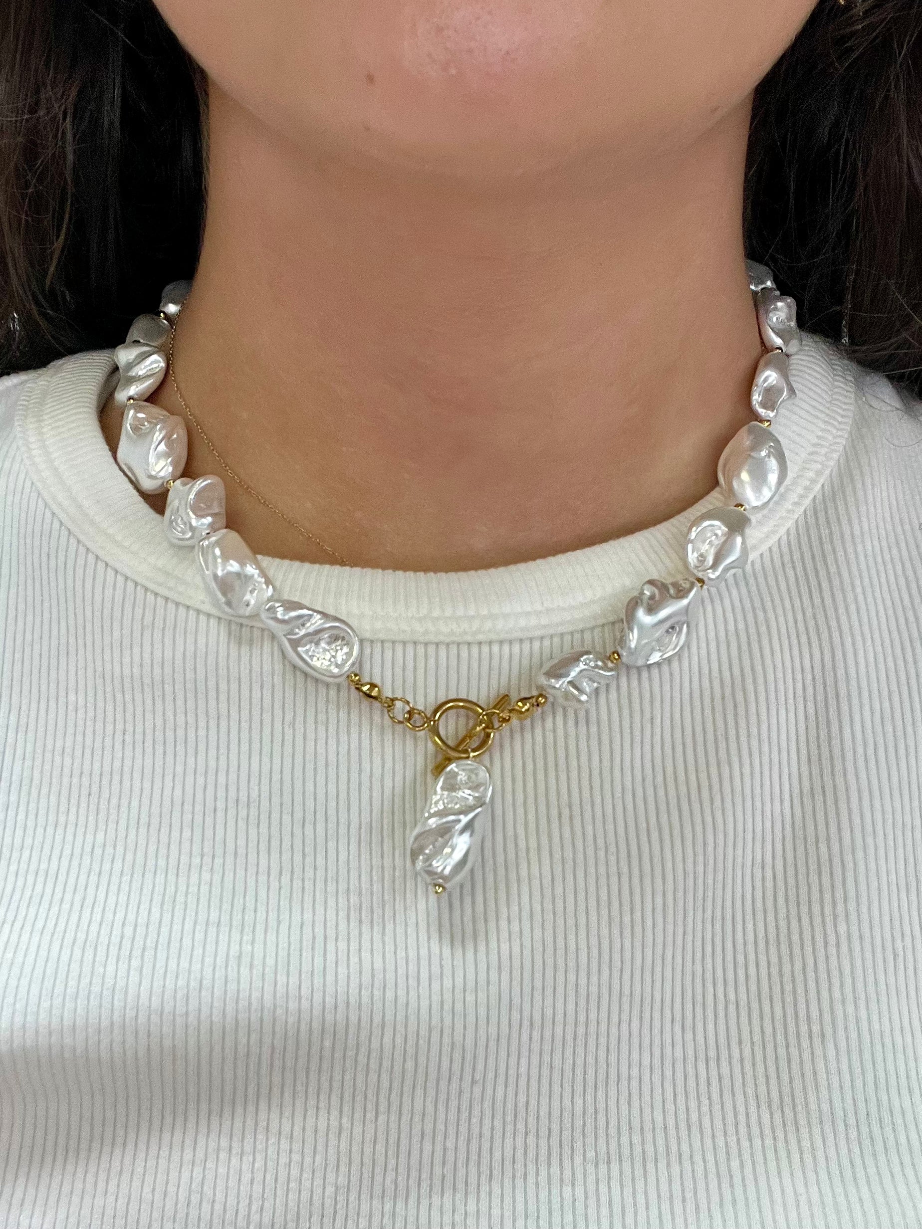 Chunky Pearl Necklace - Jessi Jayne Boutique