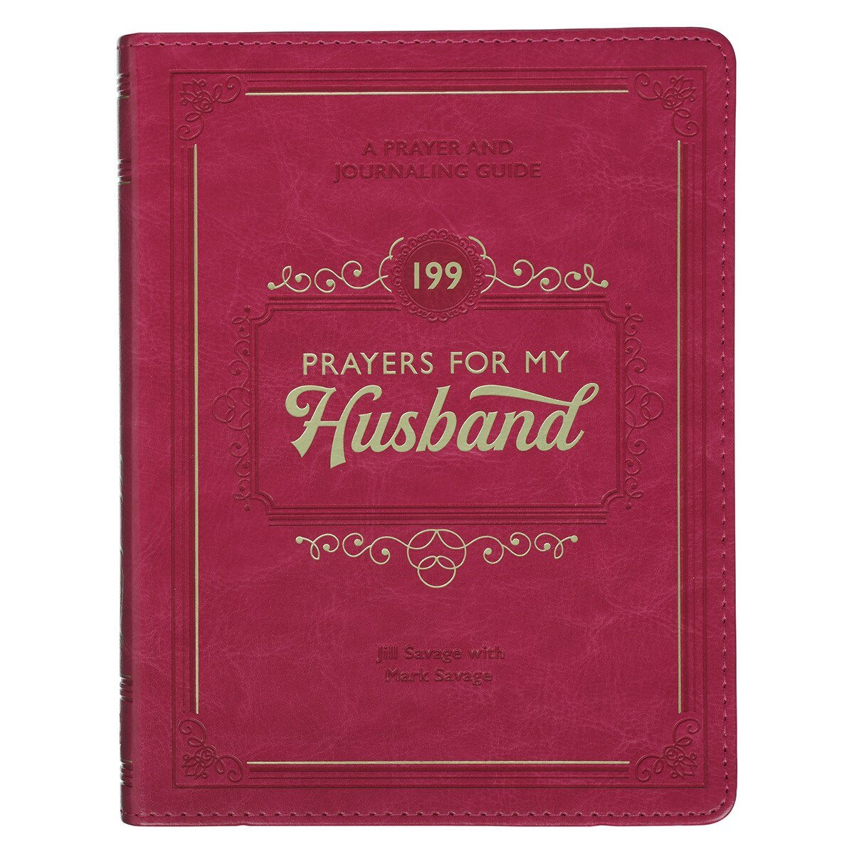 199 Prayer for My Husband Raspberry - Red Faux Leather Prayer and Journaling Guide - Jessi Jayne Boutique
