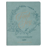 Find Joy Mint - Green Faux Leather Devotional - Jessi Jayne Boutique