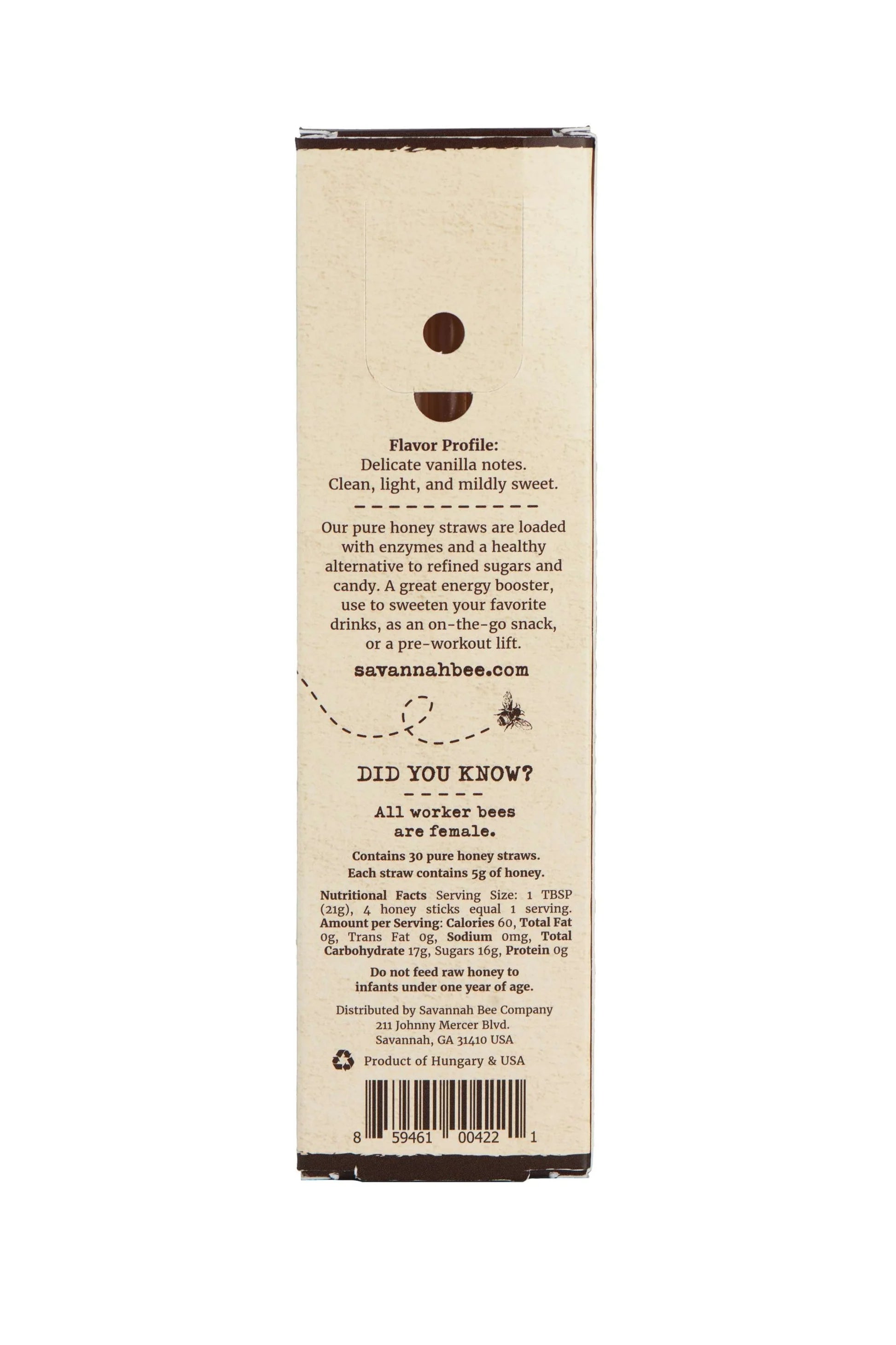 Savannah Bee Co Honey Straws 12ct - Jessi Jayne Boutique