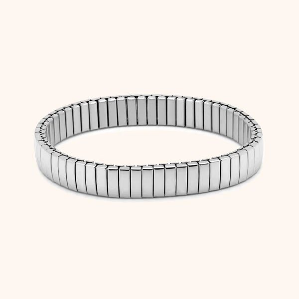 Pressie Horizon Stretch Bracelet Silver - Jessi Jayne Boutique