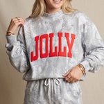PREORDER (estimated 10/31 ship date!!) JOLLY White Wash Camo Mock Neck Sweatshirt - Jessi Jayne Boutique