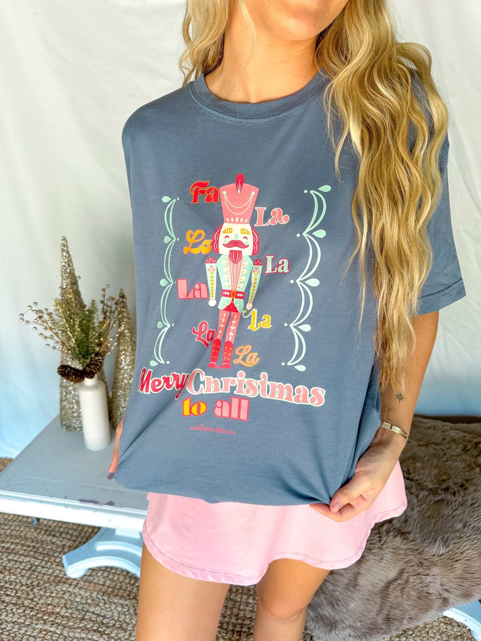 FaLaLa Nutcracker Tee - Jessi Jayne Boutique