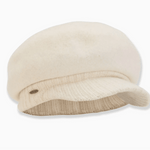 Ivory Wool Baker Cap - Jessi Jayne Boutique