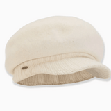 Ivory Wool Baker Cap - Jessi Jayne Boutique