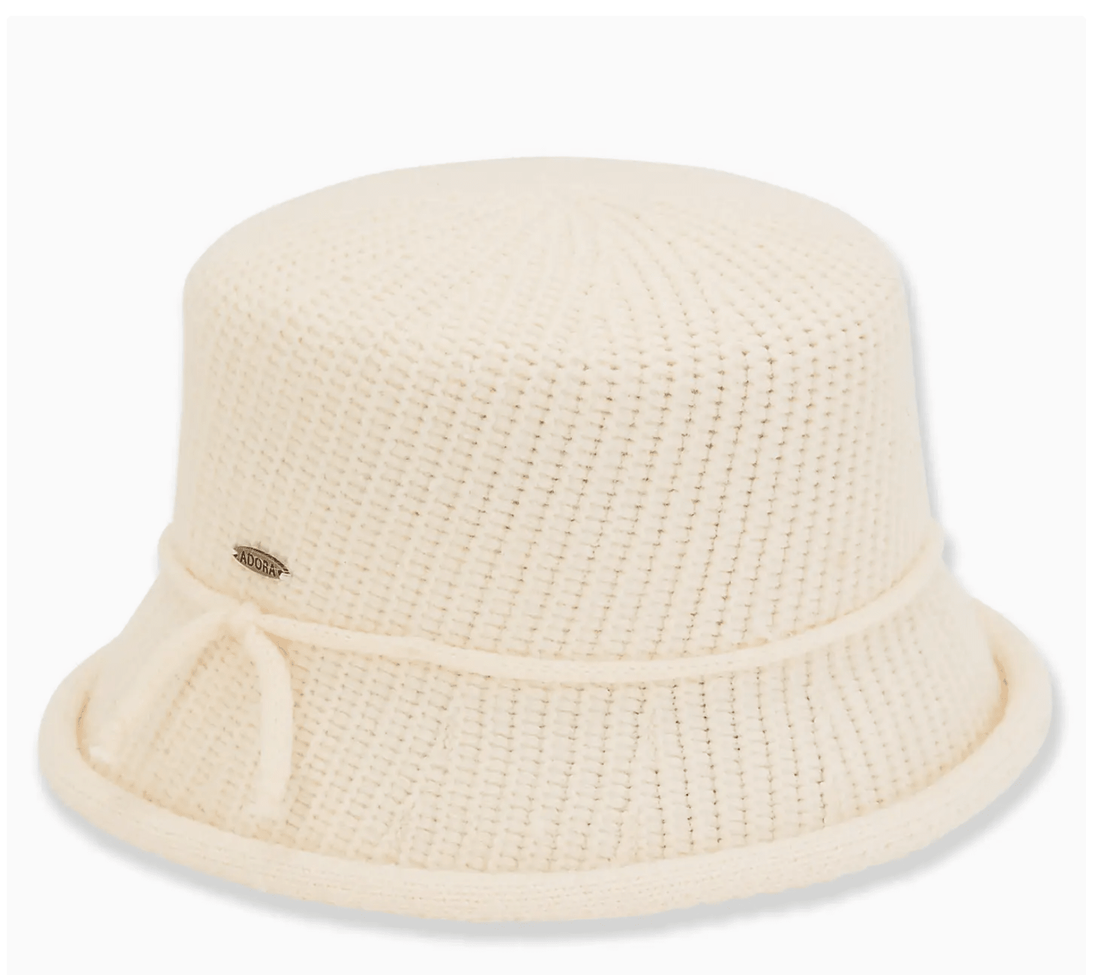 Ivory Knit Bucket Hat - Jessi Jayne Boutique