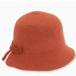 Burnt Orange Bow Detail Bucket Hat - Jessi Jayne Boutique
