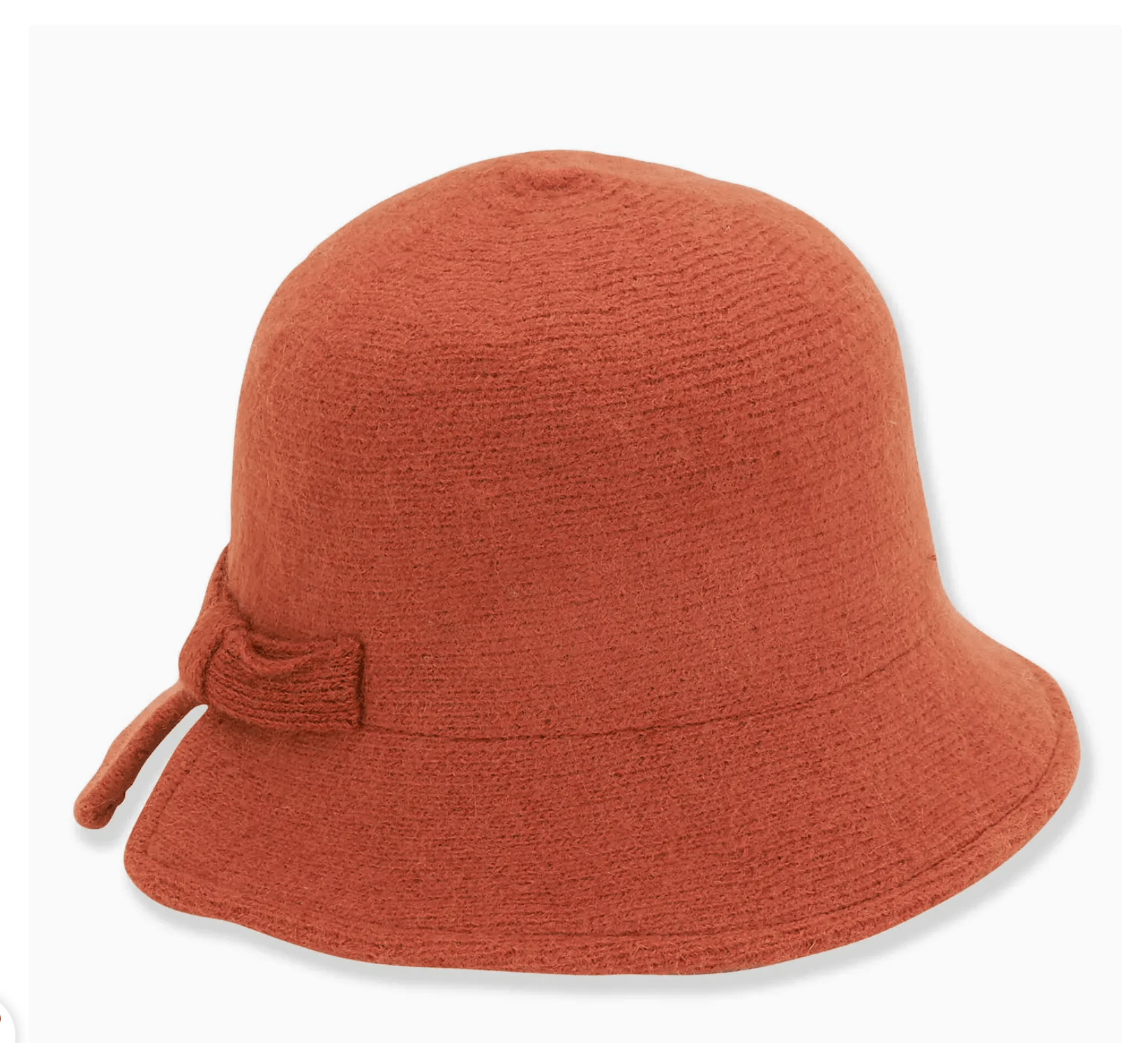 Burnt Orange Bow Detail Bucket Hat - Jessi Jayne Boutique