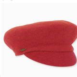 Crimson Wool Newsboy Cap - Jessi Jayne Boutique