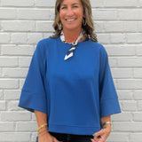 Soft Scuba Pullover Top
