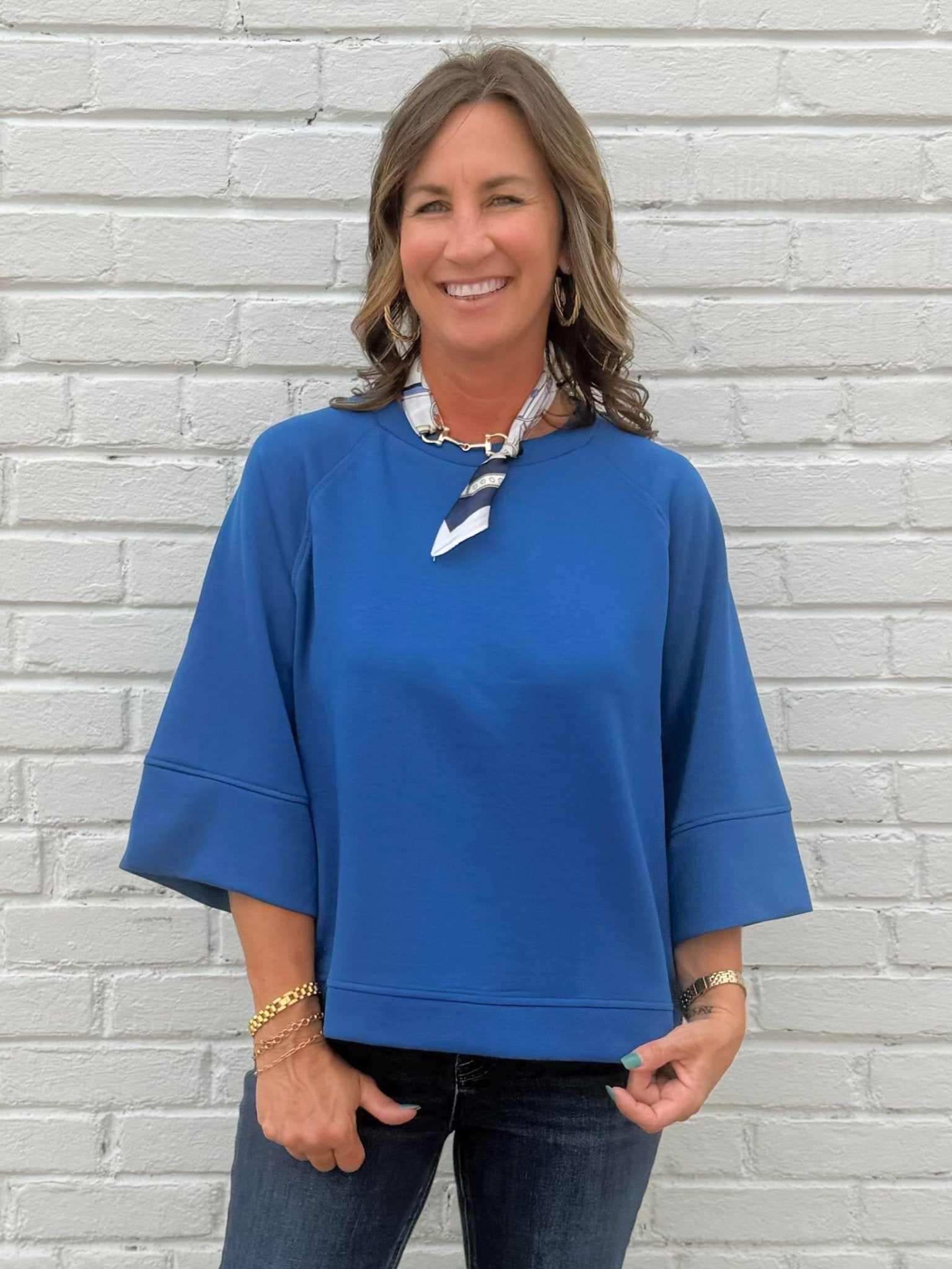 Soft Scuba Pullover Top - Jessi Jayne Boutique