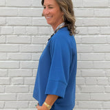 Soft Scuba Pullover Top