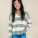 Seaside Stripe Knit Sweater - Jessi Jayne Boutique