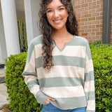 Seaside Stripe Knit Sweater - Jessi Jayne Boutique