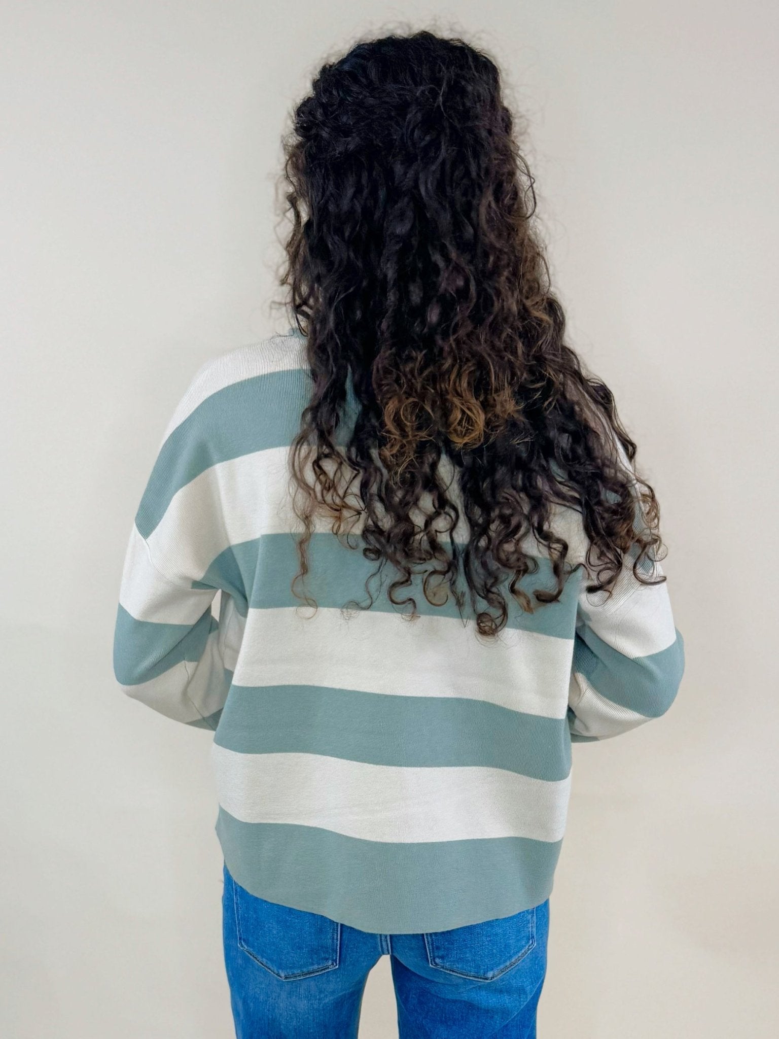 Seaside Stripe Knit Sweater - Jessi Jayne Boutique