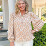Café Bloom Blouse - Jessi Jayne Boutique