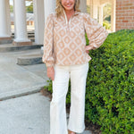 Café Bloom Blouse - Jessi Jayne Boutique