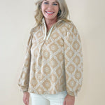 Café Bloom Blouse - Jessi Jayne Boutique