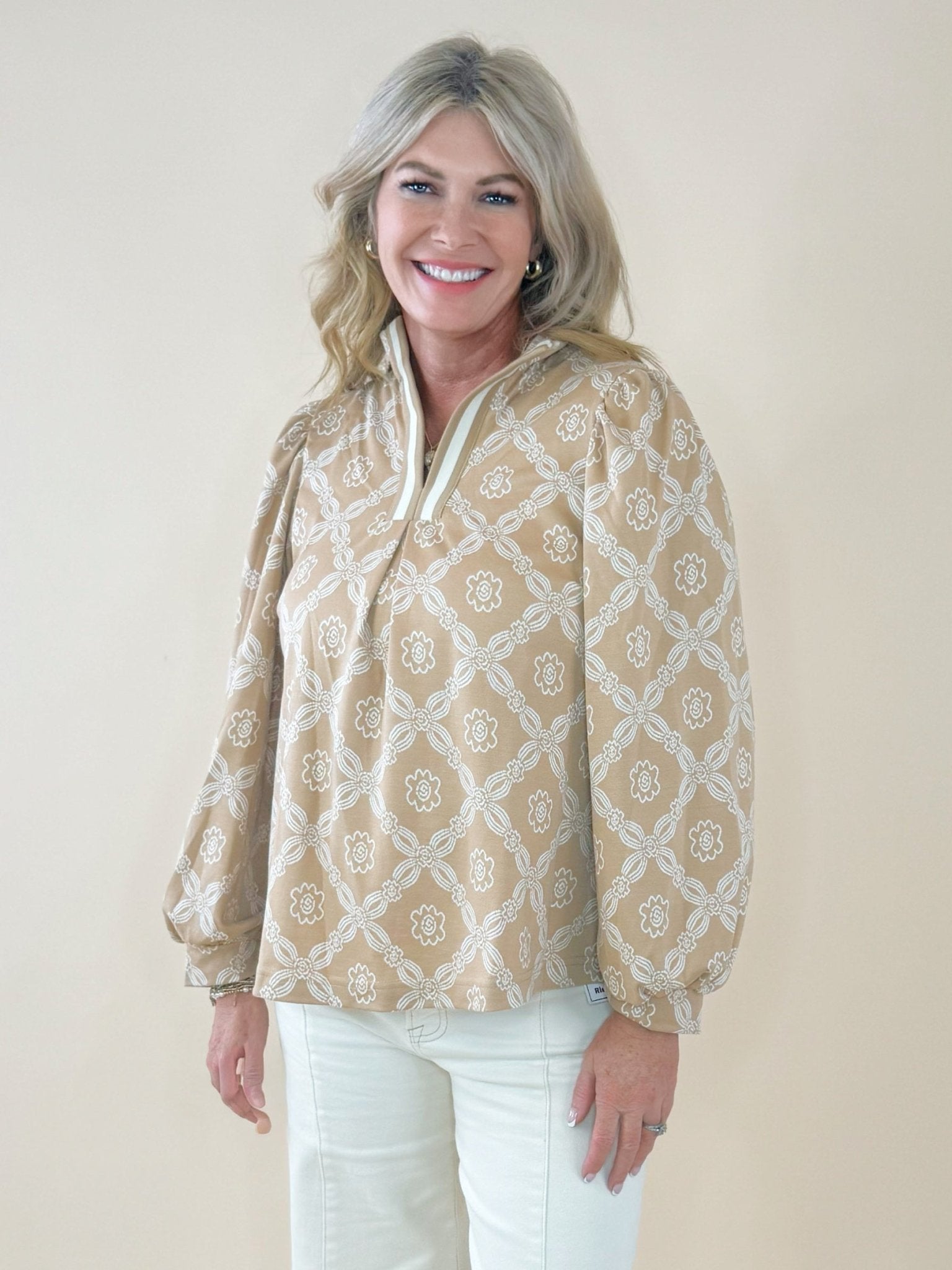 Café Bloom Blouse - Jessi Jayne Boutique