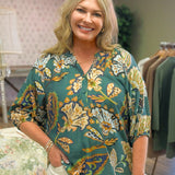 Verdant Muse Blouse - Jessi Jayne Boutique