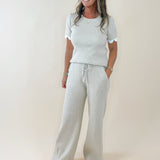 Scallop Trim Knit Set - Jessi Jayne Boutique