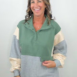 Weekend Retreat Colorblock Sweatshirt