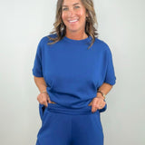 Navy Comfort Scuba Pant Set