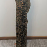 Wild Side Leopard Crop Wide Leg Pants