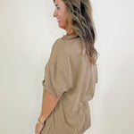On Repeat Raw Hem Tee - Jessi Jayne Boutique