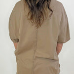On Repeat Raw Hem Tee - Jessi Jayne Boutique