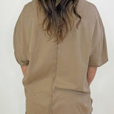 On Repeat Raw Hem Tee - Jessi Jayne Boutique
