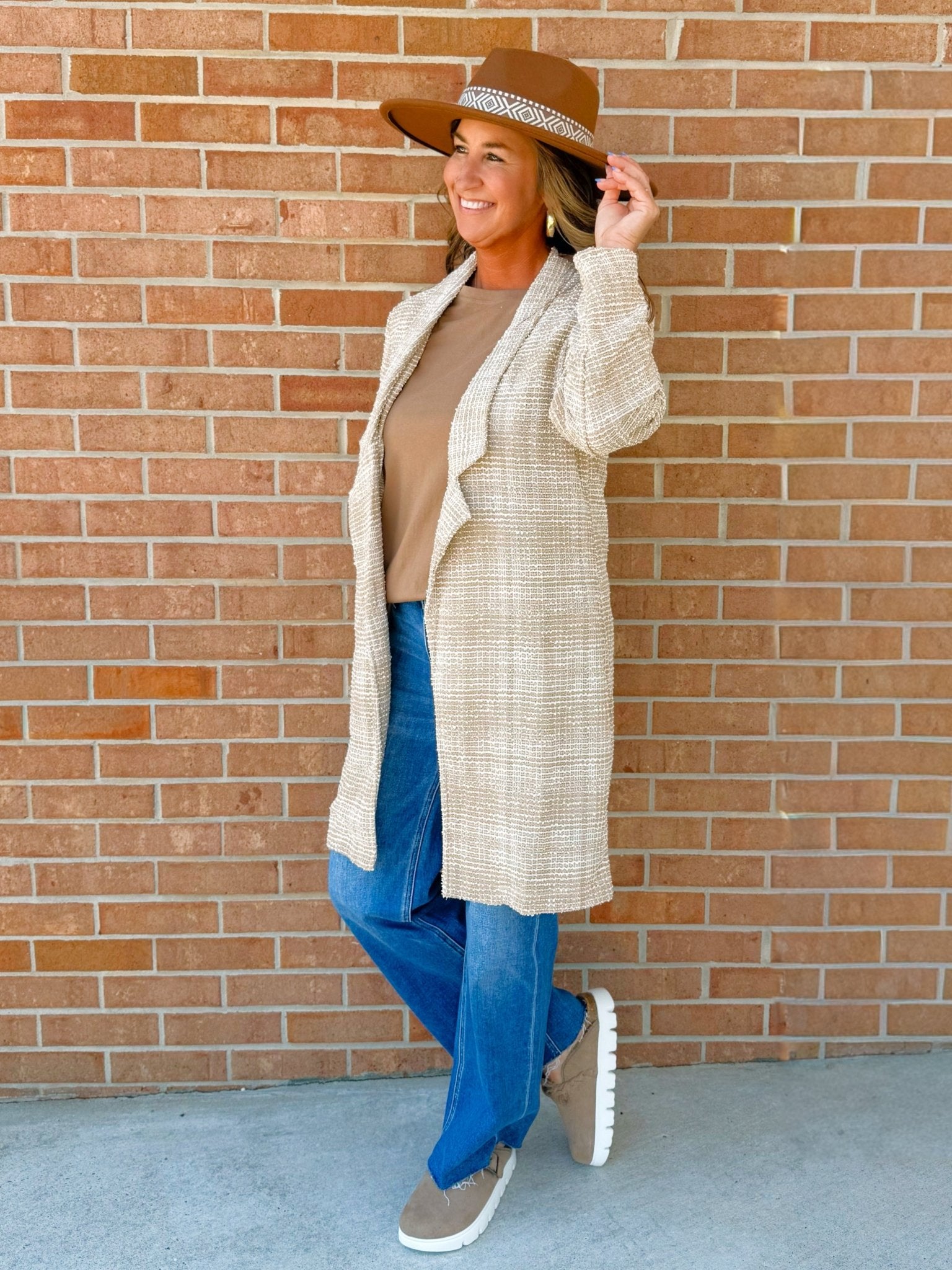 Brixton Tweed Coat - Jessi Jayne Boutique