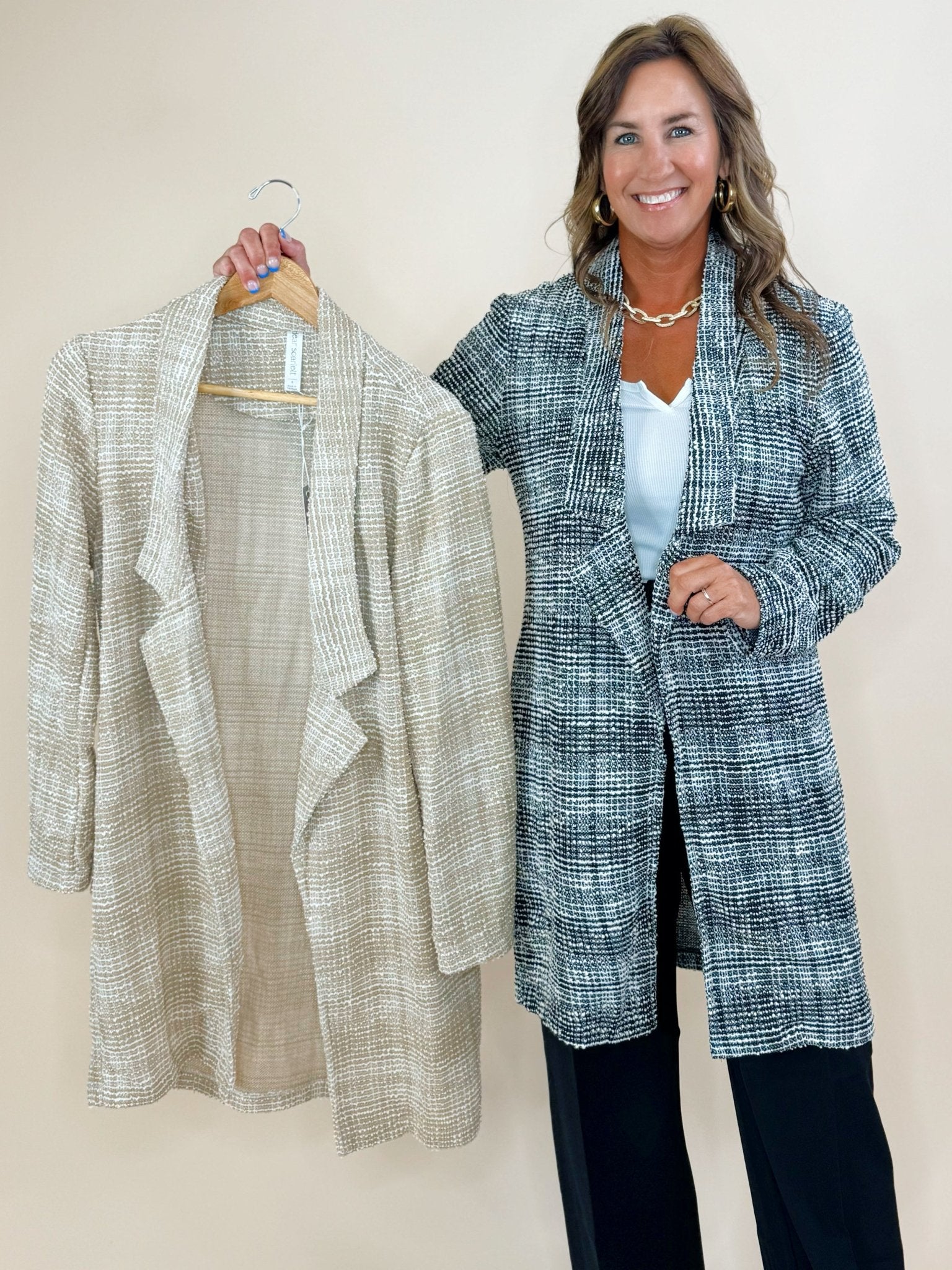 Brixton Tweed Coat - Jessi Jayne Boutique