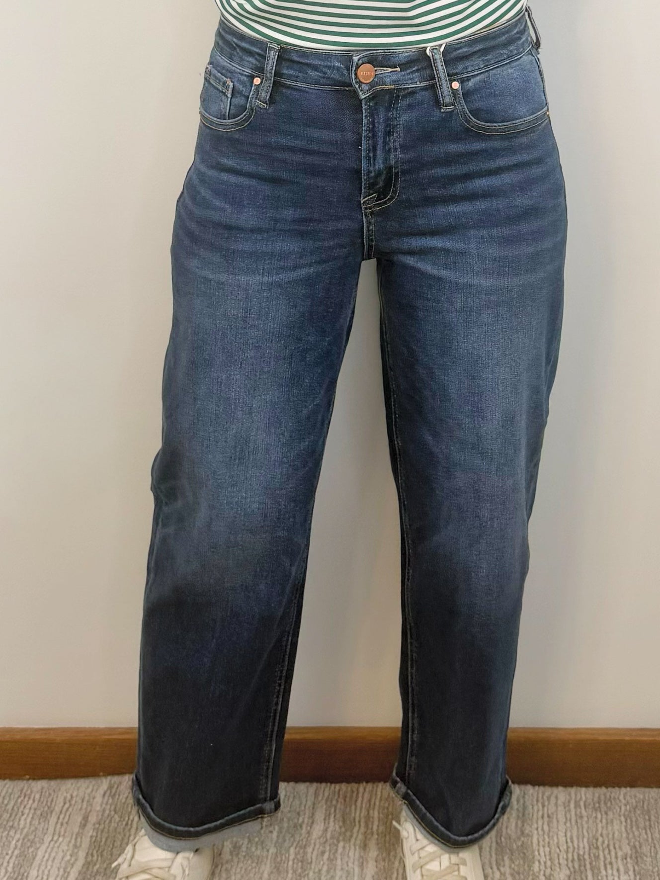Risen Blue Ridge Boyfriend Jeans - Jessi Jayne Boutique